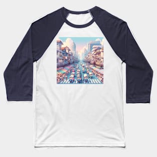 Bangkok street Baseball T-Shirt